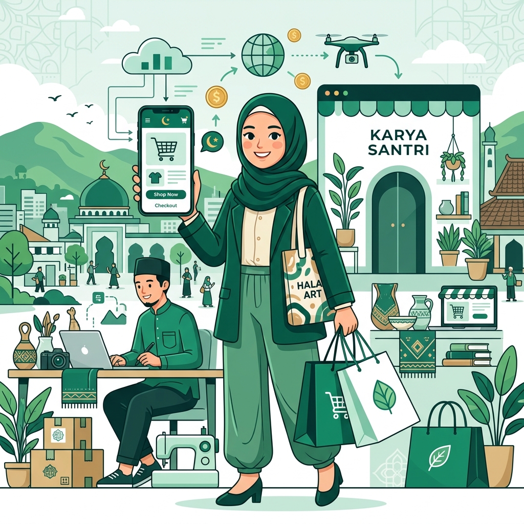 Ekonomi Kreatif Santri