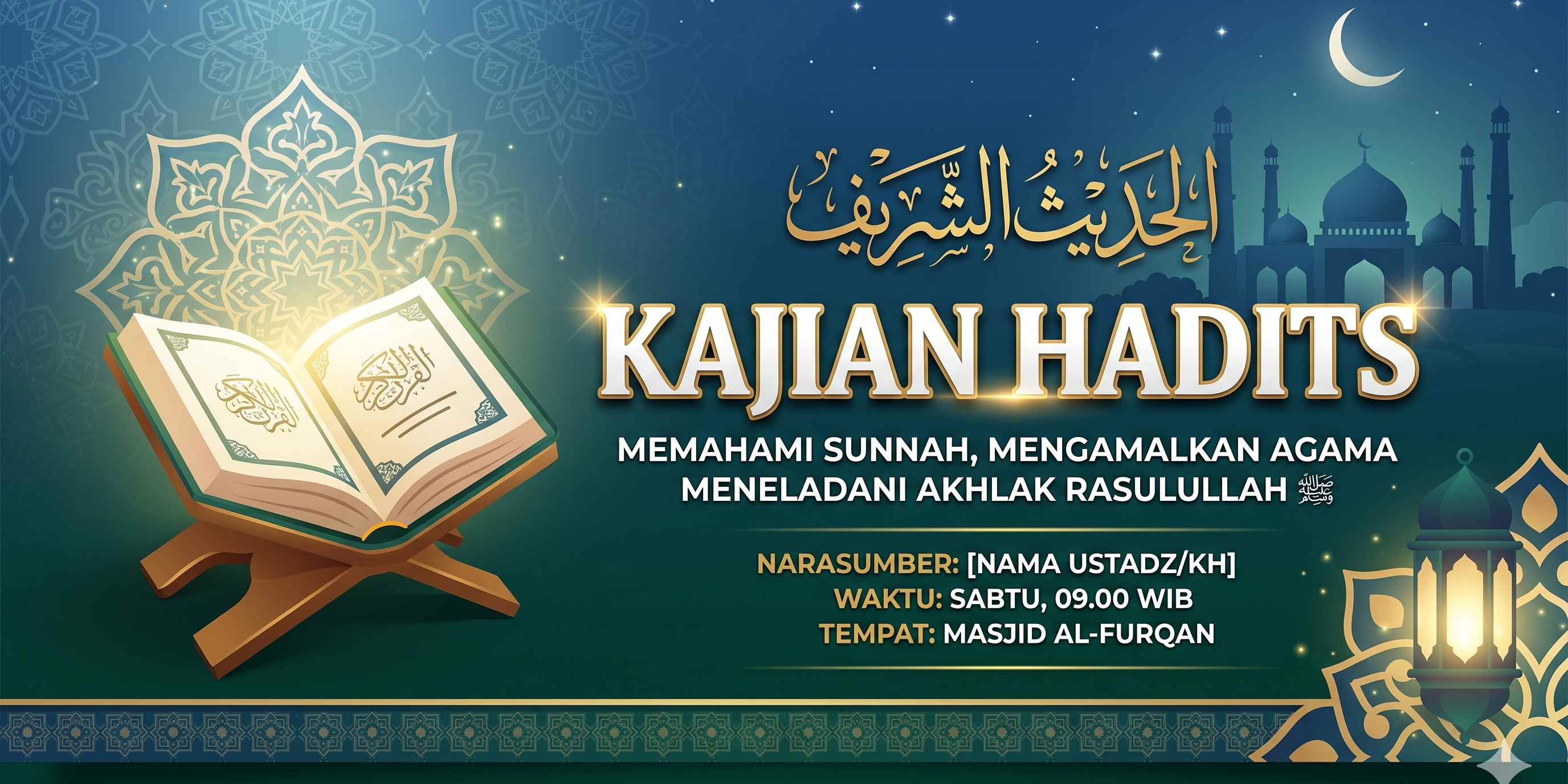 Kajian Rutin Bedah Kitab Riyadhus Shalihin